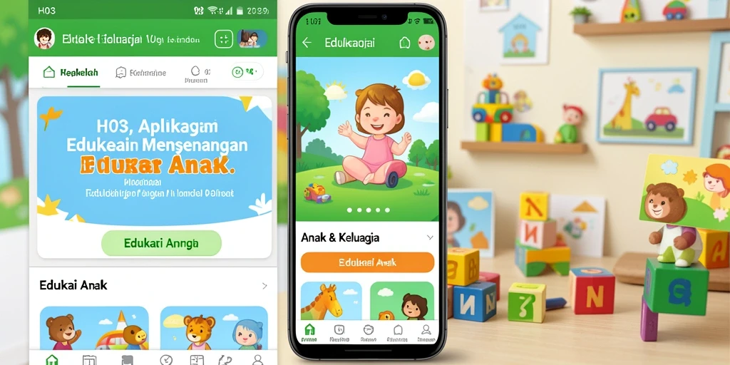 Antarmuka H03 yang interaktif untuk belajar sambil bermain.