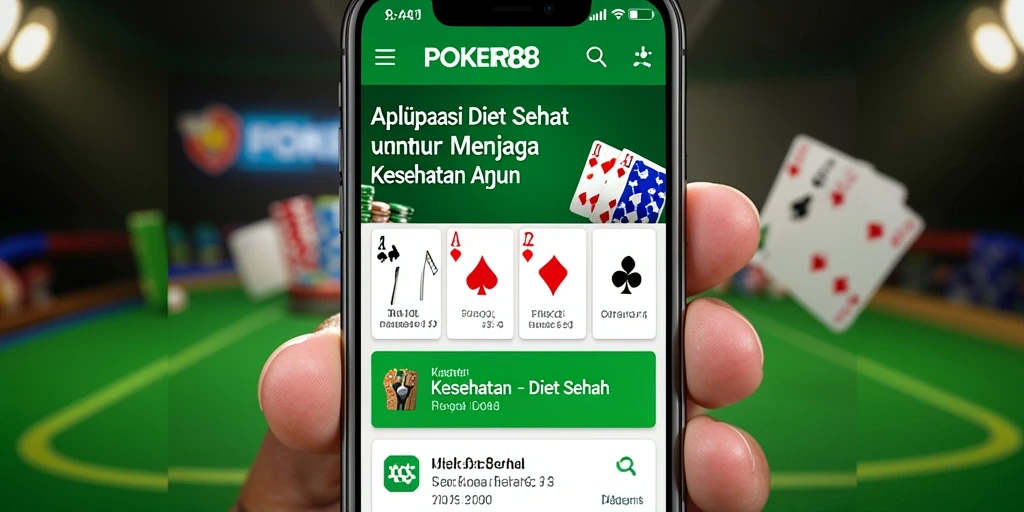 Antarmuka POKER88 yang intuitif dan menarik untuk pengelolaan Diet Sehat.