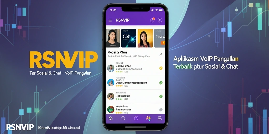 Antarmuka aplikasi RSNVIP yang user-friendly dan fungsional untuk VoIP Panggilan.