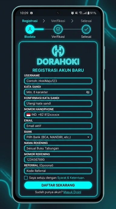 Panduan Registrasi Akun Baru di dorahoki